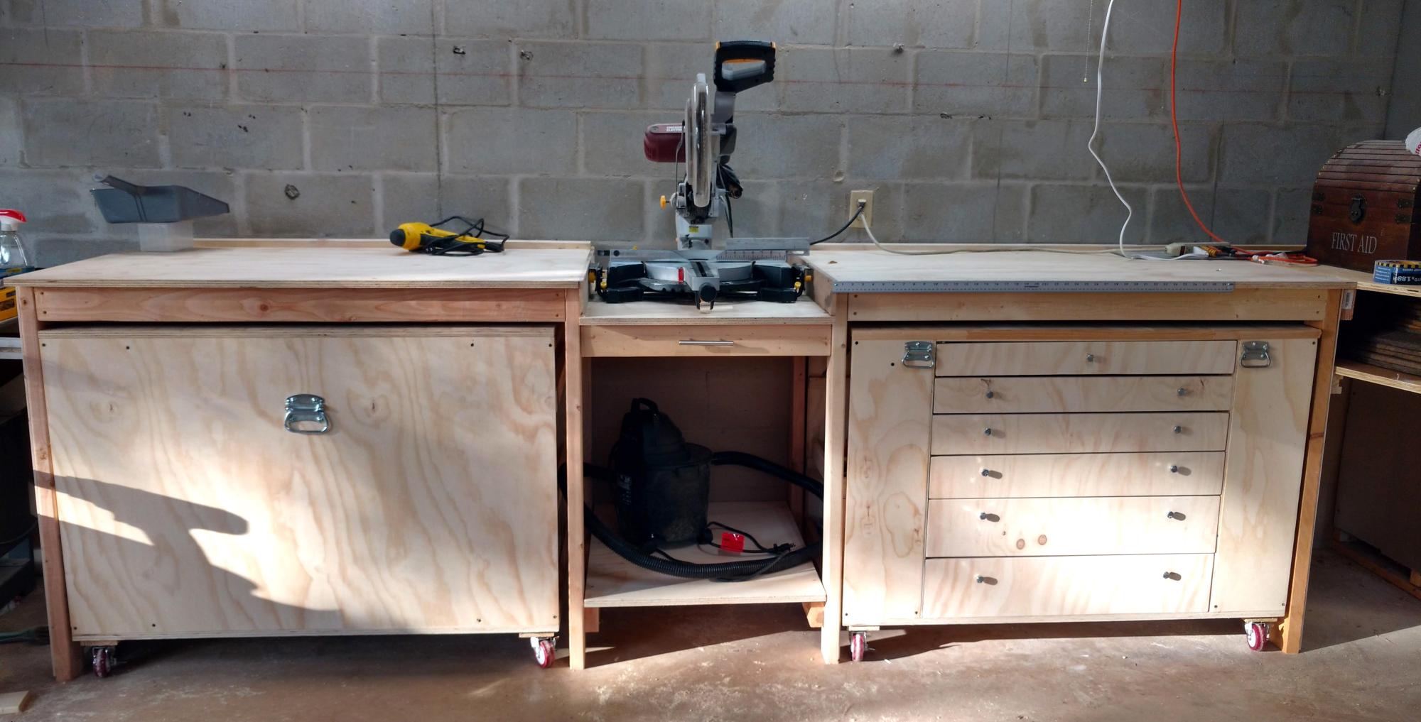 Ultimate Work Bench With Drawers Ana White   Ultimate Workbench 